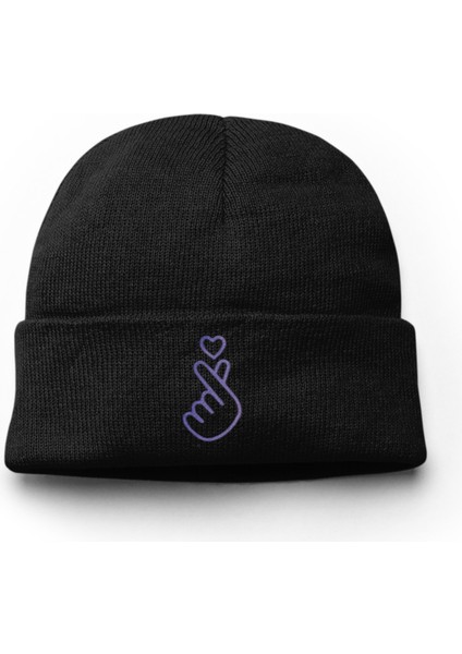 Bts Baskılı Outdoor Katlamalı Bere, K Pop Işaret Baskılı Kaşkorse Kışlık Şapka fiyatları