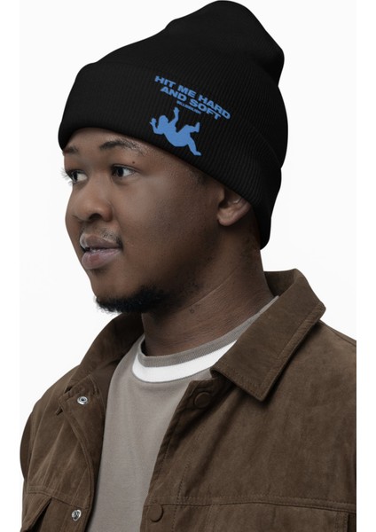 Unisex Billie Eilish Albüm Baskılı Katlamalı Bere, Hit Me Hard And Soft Yazılı Outdoor Kışlık Şapka fiyatları