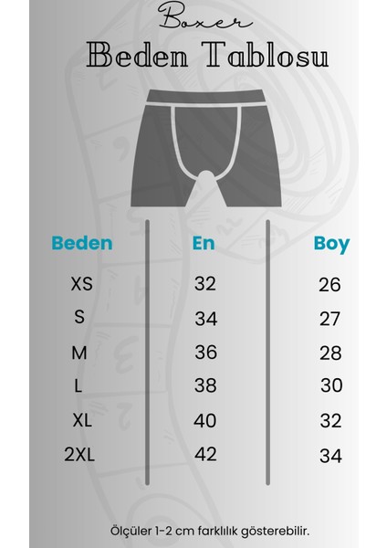 Devil Bad Baskılı Modal Penye Rahat Kalıp Erkek Boxer