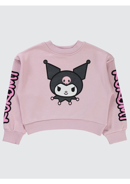 Kız Çocuk Sweatshirt 6-9 Yaş Lila