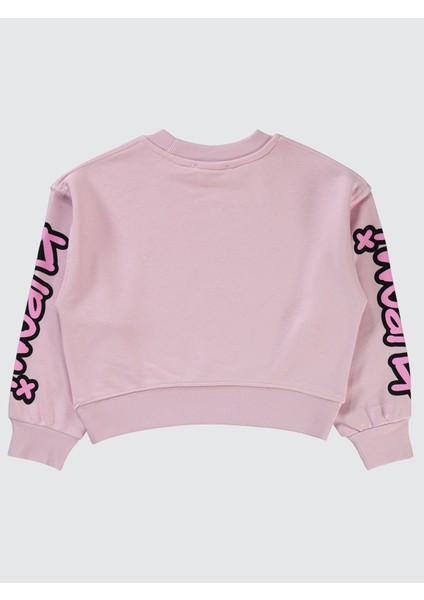 Kız Çocuk Sweatshirt 6-9 Yaş Lila fiyatları