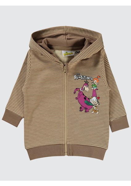 Erkek Bebek Hırka 6-18 Ay Sütlükahve