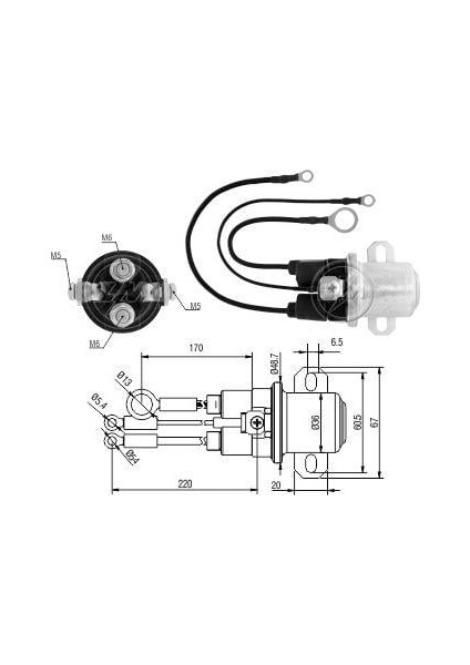 12V Marş Yardımcı Ara Otomatik (Kablolu) 39MT