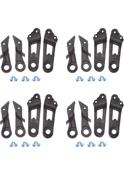 8x Araba Far Tamir Kiti RX330 2003-2008 Far Braketi Halkası 8119448030 8119348030 (Yurt Dışından)