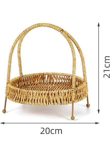 Rattan Sepet Sebze Sepeti Iş 1 Katlı (Yurt Dışından)