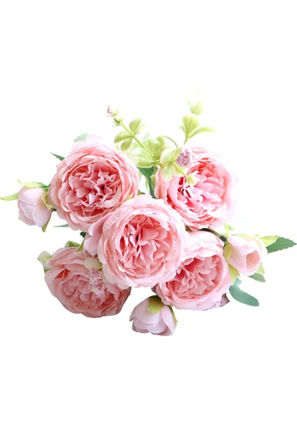 Yapay Çiçekler Şakayık Odası Dekoru Yılbaşı Dekoru 2 Adet Pembe (Yurt Dışından)
