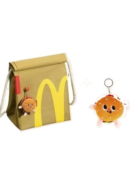 Mcdonald'S Sırt Çantası Sırt Çantası Yeni Sırt Çantası Kadın Çantası Büyük Kapasiteli Öğrenci Omuz Crossbody Çanta (Yurt Dışından)