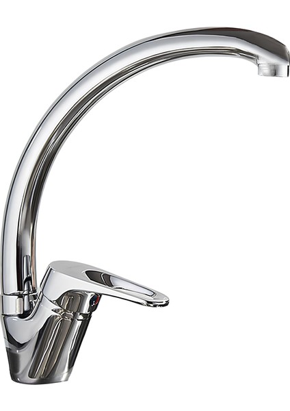 Vista Mix Uzun Batarya Krom Lavabo Banyo Mutfak Musluğu Musluk Mermer Tezgah Üstü Çift Su Giriş Evye indirimleri