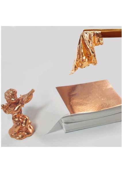 Varak Kaplama Yaprak Metalik Folyo 9X9CM 10’lu Paket 2 B Gold R5799F-2