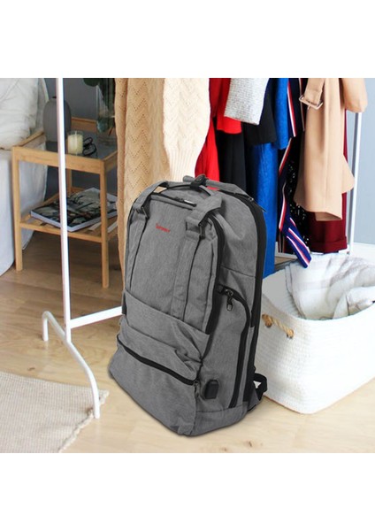 Günlük Sırt Çantası,tigernu Büyük Kapasiteli 15.6 Inç Dizüstü Sırt Çantası USB Şarj Aleti Bilgisayar Çantası Sırt Çantaları Erkekler Iş Rahat Sırt Çantası Gri (Yurt Dışından) fiyatları