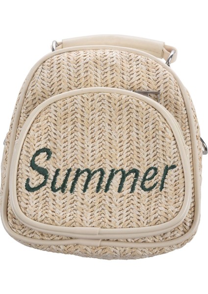 Günlük Sırt Çantası,küçük Sırt Çantası Omuz Çantası Kore Versiyonu Kadın Moda Çok Amaçlı Mini Sırt Çantası Vahşi Öğrenci Çantası Bej (Yurt Dışından)