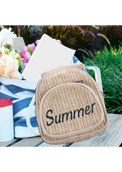 Günlük Sırt Çantası,küçük Sırt Çantası Omuz Çantası Kore Versiyonu Kadın Moda Çok Amaçlı Mini Sırt Çantası Vahşi Öğrenci Çantası Bej (Yurt Dışından) fiyatları