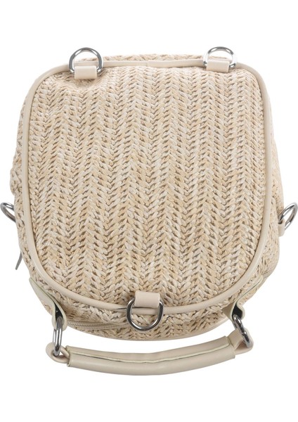 Günlük Sırt Çantası,küçük Sırt Çantası Omuz Çantası Kore Versiyonu Kadın Moda Çok Amaçlı Mini Sırt Çantası Vahşi Öğrenci Çantası Bej (Yurt Dışından) indirimleri