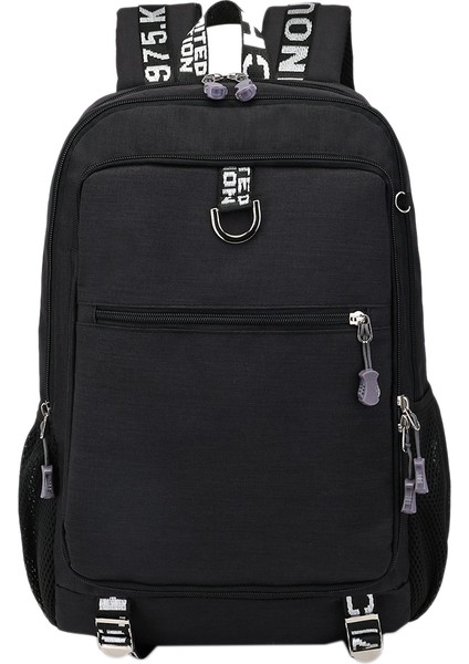 Günlük Sırt Çantası,çocuklar Okul Sırt Çantası Erkek Okul Çantaları Erkekler Seyahat Omuz Çantası Gençler Için Okul Sırt Çantaları Siyah (Yurt Dışından)