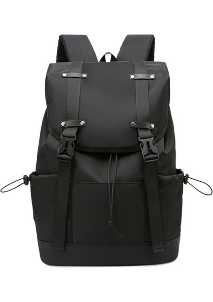 Günlük Sırt Çantası,moda Spor Dizüstü Sırt Çantası Eğlence Iş Su Geçirmez Büyük Kapasiteli Sırt Çantası Seyahat Çantası Öğrenci Okul Çantası Siyah (Yurt Dışından)