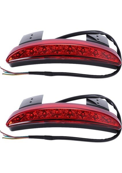 Sportster Xl 883 Kırmızı Için 2x Arka (Yurt Dışından)