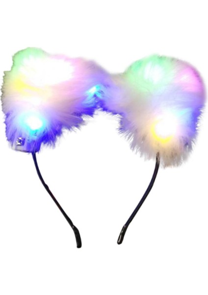 Işıklı Tüylü Kulaklar Bandı Doğum Günü Hediyesi Partisi Iği Işık (Yurt Dışından)