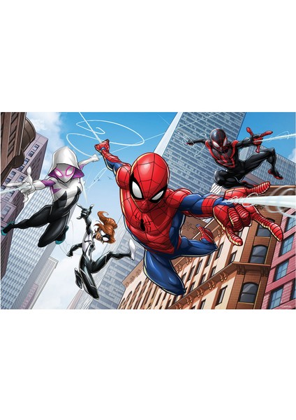 Marvel Spider-Man Çift Taraflı Puzzle 200 Parça 37534