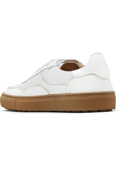 Beyaz Deri Kadın Spor Ayakkabı 01WE6401 01WE6401 fırsatları