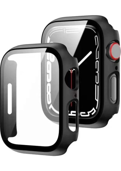 Apple Watch Seri 9/8/7 - 45MM Uyumlu Watch Gard Ekran ve Kasa Koruyucu