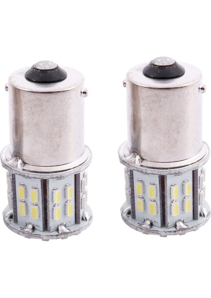 2x 1156 BA15S 382 P21W Beyaz 50 Smd LED Araba Kuyruk Dönüş Sinyali Ters Ampuller (Yurt Dışından)