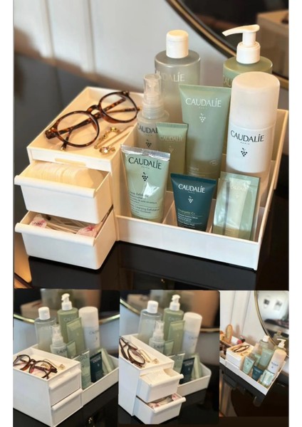 Rose Çekmeceli Makyaj Organizer Katlı Kozmetik Parfüm Krem Serum Oje Gözlük Düzenleyici watson modelleri