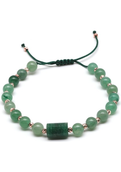 Aventurin Doğal Taş Makrome Örme Bileklik Küre Kesim fiyatları