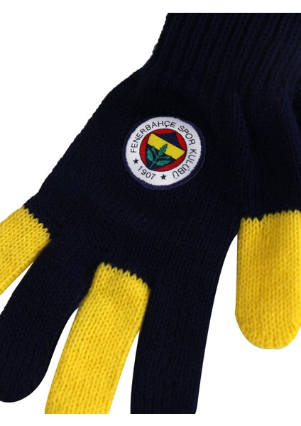 Çocuk Sarı Lacivert Eldiven