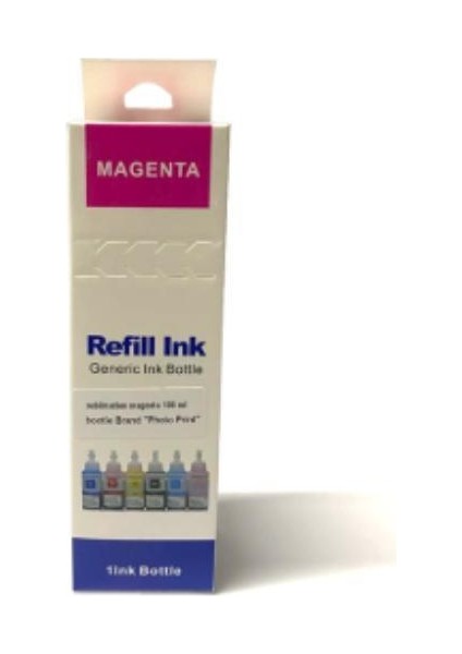 Epson Uyumlu Sublimation Mürekkep Kırmızı 100 ml