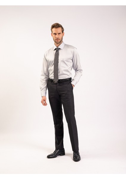 Erkek Büyük Beden Gömlek-Açık Gri indirimleri