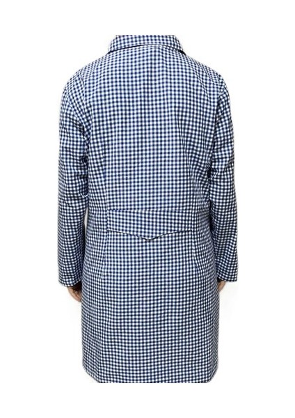 Çağdaş Iş Güvenliği Ekipmanları Mavi Pötikare Bayan Iş Önlüğü fiyatları