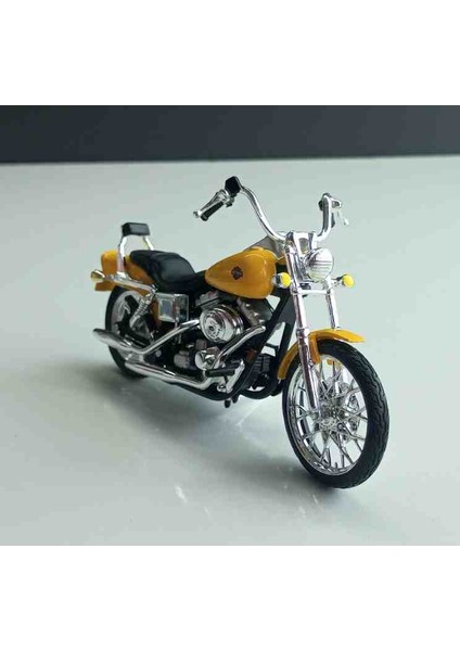 Dianomimaisto 1:18 Ölçek 2001 Fxdwg Wide Glide Harley Davidson Metal Motosiklet