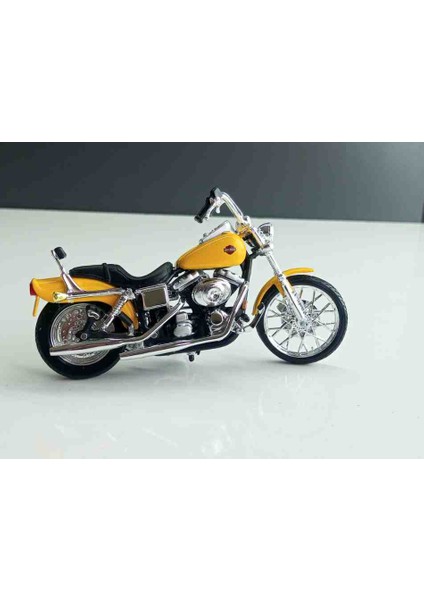 Dianomimaisto 1:18 Ölçek 2001 Fxdwg Wide Glide Harley Davidson Metal Motosiklet