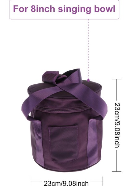 Kristal Taşıma Kasası Seyahat Çantası Koruyucusu 6/7/8 Inç 8 Inç Menekşe 5# (Yurt Dışından) modelleri