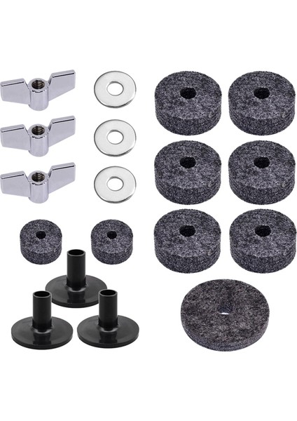 Yedek Aksesuarlar Davul Felt Cymbal Serbest Bırakma Gri (Yurt Dışından)