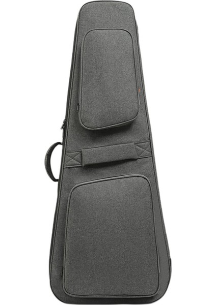 Elektrik Çantası 40”/41” Dolgulu Oxford Gig Bag Ayarlanabilir Omuz Askıları Gri (Yurt Dışından)