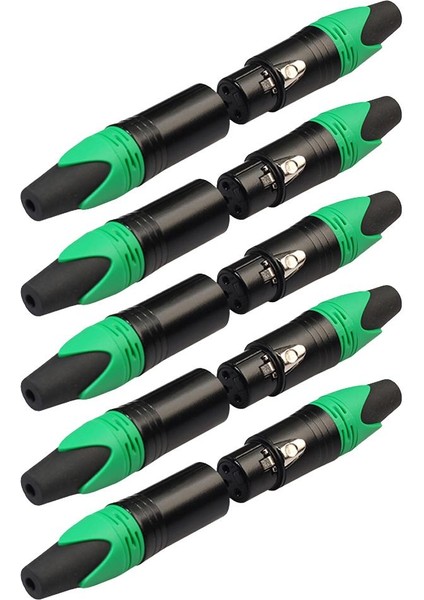 10 Parçalı 3 Xlr Lehim Tipi Ö Ve 10 Dişi Fiş Kablosu Yeşil (Yurt Dışından) fiyatları