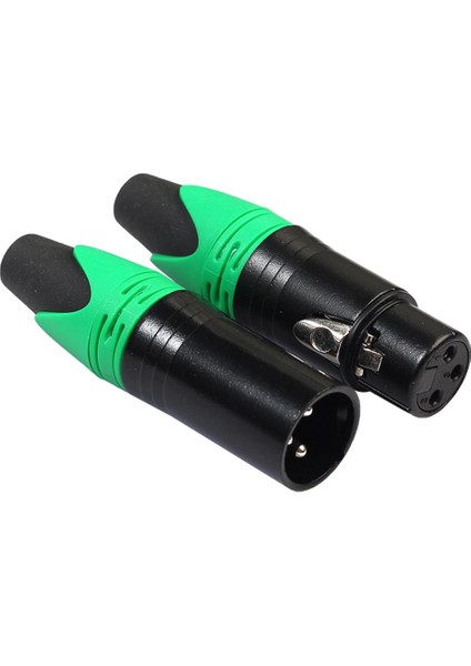 10 Parçalı 3 Xlr Lehim Tipi Ö Ve 10 Dişi Fiş Kablosu Yeşil (Yurt Dışından) modelleri