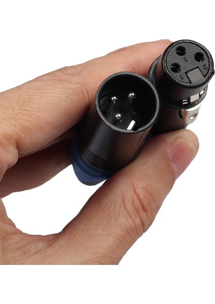 5 Çift 3 Xlr Fiş Örü Ve Dişi Mikrofon Adaptü Mavi (Yurt Dışından) fiyatları