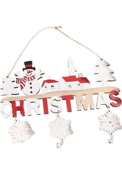 Kapı Plakası Işareti Noel Süsü Kreş Ahşap Noel Askılı Kolye Kardan Adam (Yurt Dışından) modelleri