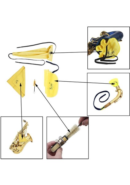 Saksafon Klarnet Sax Temizleme Çubuğ Temizleme Aksesuarı Için (Yurt Dışından) fırsatları