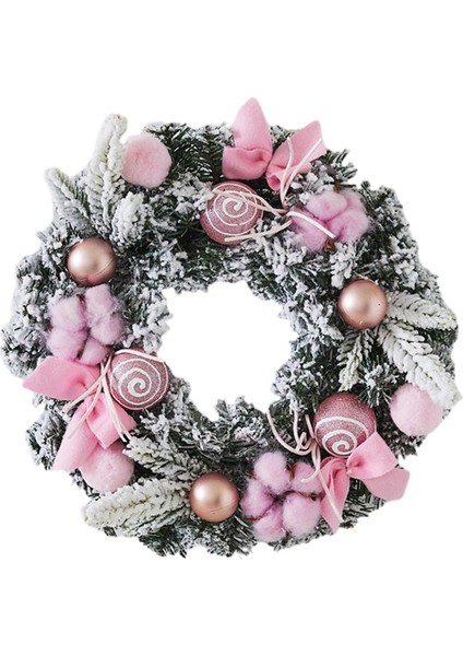 Noel Çelengi I Süslemeleri Kapı Çelengi Ev Ülke Penceresi Için 30 Cm Çap (Yurt Dışından)