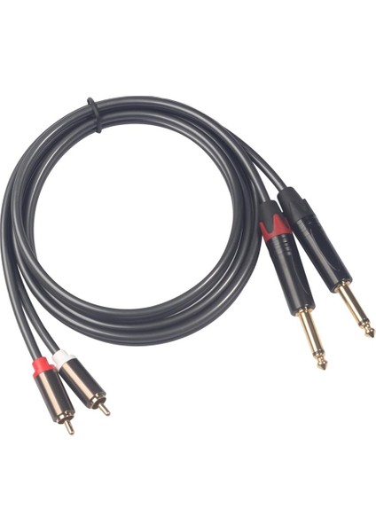 1,5M / 5Ft 2X6,35Mm 1/4 Inç Jak - 2 Rca Ofc Ses (Yurt Dışından) modelleri