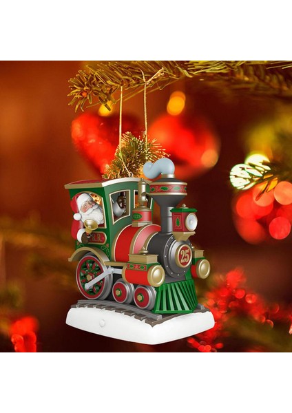 Noel Tren Kolye Noel Baba Heykelcik Süsleme Asılı (Yurt Dışından) indirimleri