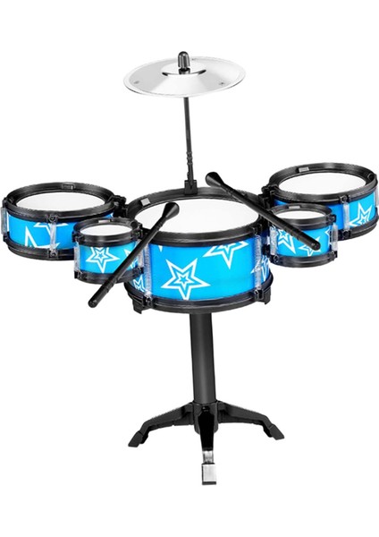 Simülasyon Çocuk Davul I Müzik Aletleri Çocuk Müzikal Enstrüman Mavi (Yurt Dışından) fırsatları