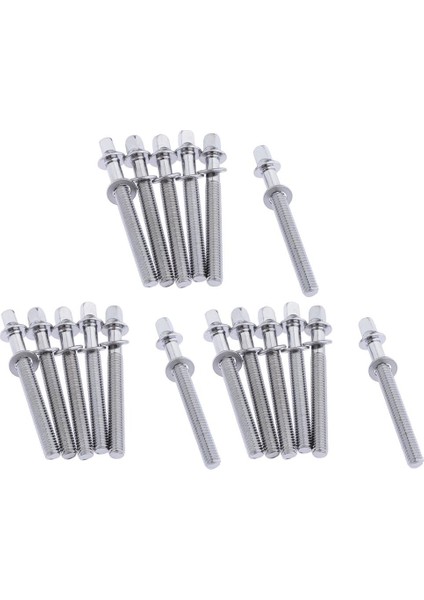 18 Adet 6Mm Tambur Gergi Rondelaları / Tambur Vidaları / Gergi Vidaları (Yurt Dışından)