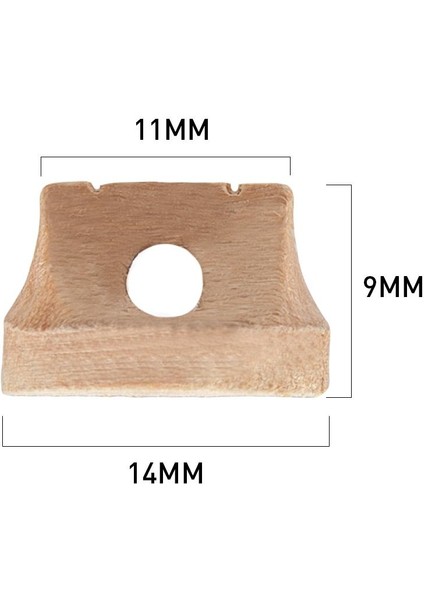 5X Akçaağaç Ahşap Çin Erhu Üsü 14X14X9Mm Erhu Parçaları Accs Için (Yurt Dışından) modelleri