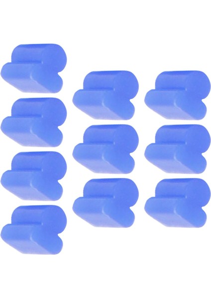 10X Alto Pedler Düz Euphonium 4Mm Mavi Için Tamponlama Durdurucu (Yurt Dışından)