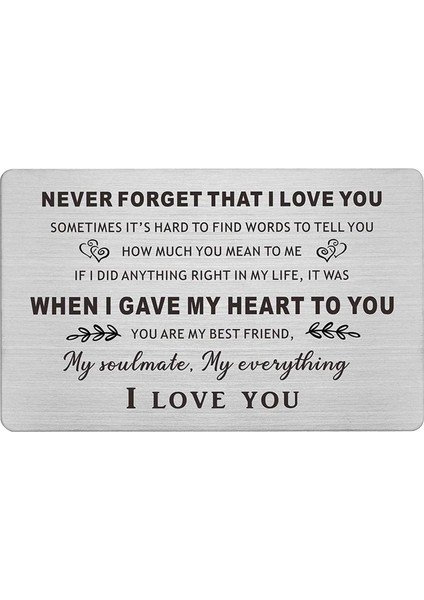 Kazınmış Cü Ekleme Kartı Tebrik Kartı Günü Hediyesi Romantik Hatıra C (Yurt Dışından) indirimleri