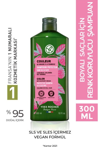 Boyalı Saçlar Için (couleur) Renk Koruyucu Şampuan - Vegan-300 Ml